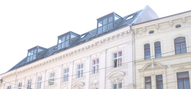 Dachgeschoßausbau, Sanierung 18. Wien
