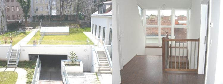 Dachgeschoßausbau, Sanierung 18. Wien